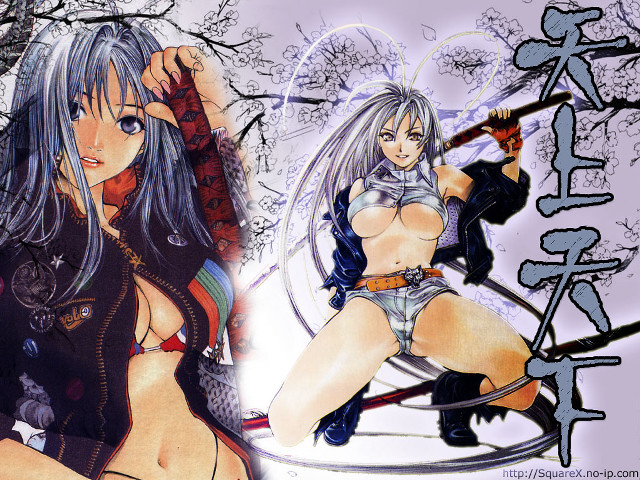Woman sword tree manga bikini free wallpaper for desktop - medium preview image