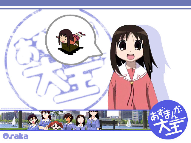 Girl speechbubble netart ayako rokkaku free wallpaper for desktop - medium preview image