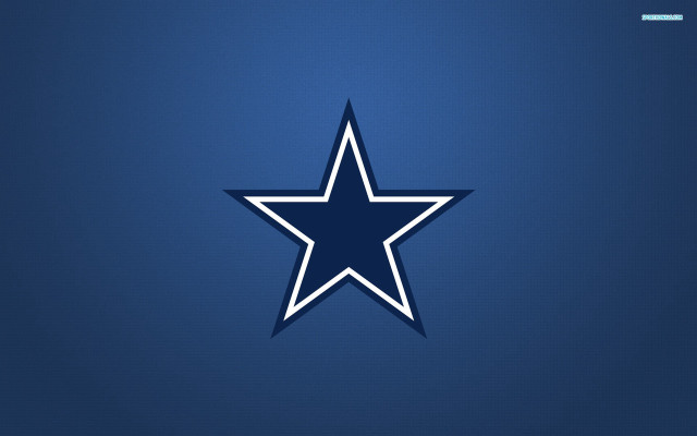 Star blue background nfl logo free wallpaper for desktop - medium preview image