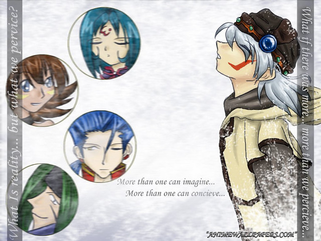 Anime couple expressions hair engrish free wallpaper for desktop - medium preview image