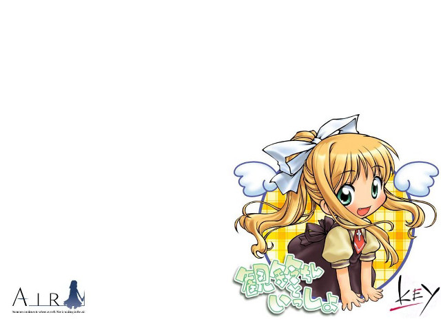 Blonde girl white dress angel free wallpaper for desktop - medium preview image
