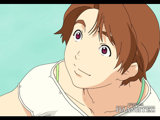 Man brownhair whitebutton up anime free wallpaper for desktop - medium preview image