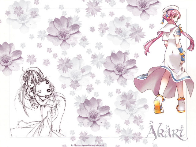 Girl dog flower orphism detailed free wallpaper for desktop - medium preview image