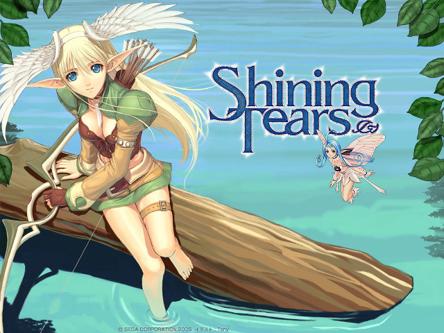 Shining tears girl log butterfly free wallpaper for desktop - medium preview image