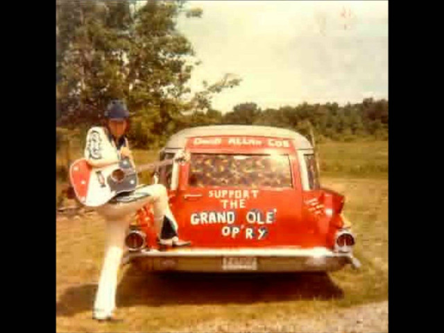 Man sitting red car guitar #2 free wallpaper for desktop - medium preview image