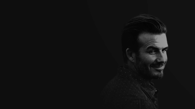Bearded man smiling black white free wallpaper for desktop - medium preview image
