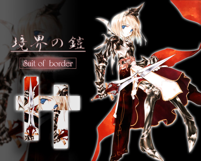 Woman costume sword armor blonde free wallpaper for desktop - medium preview image