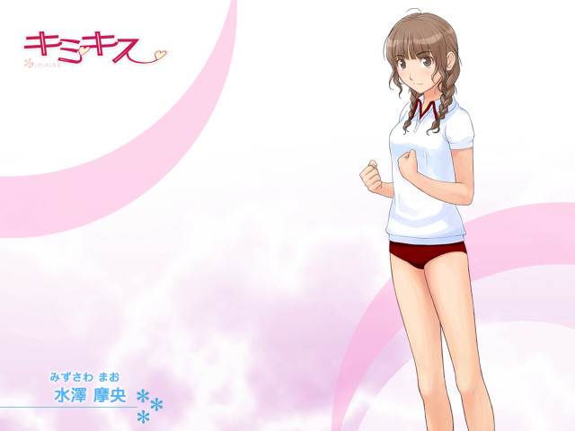 Girl brown eyes braided uniform free wallpaper for desktop - medium preview image