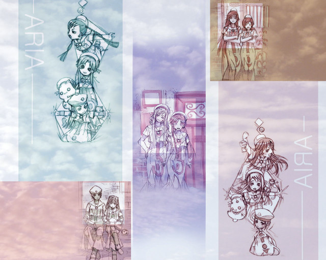 Anime skygirls buildings clouds aya free wallpaper for desktop - medium preview image