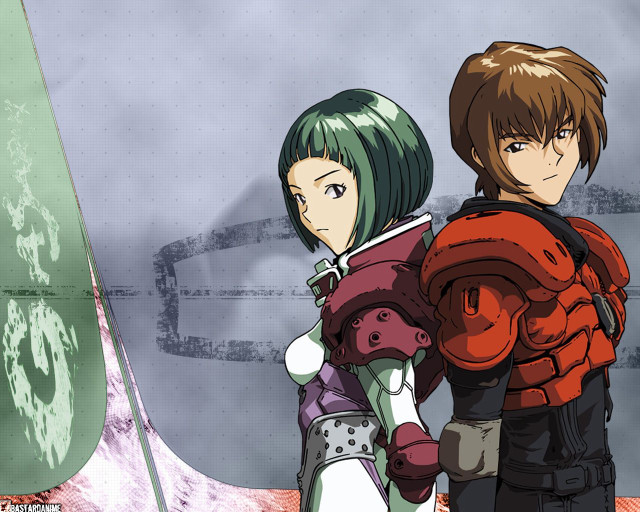 Anime astronaut planet starry night free wallpaper for desktop - medium preview image