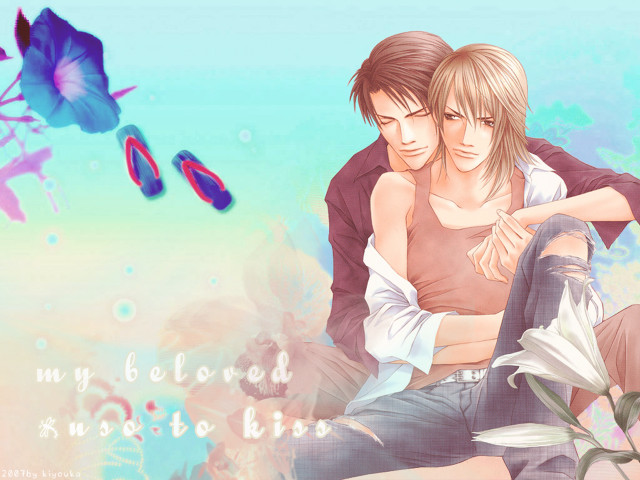 Couple bench butterfly blueflower storybook free wallpaper for desktop - medium preview image