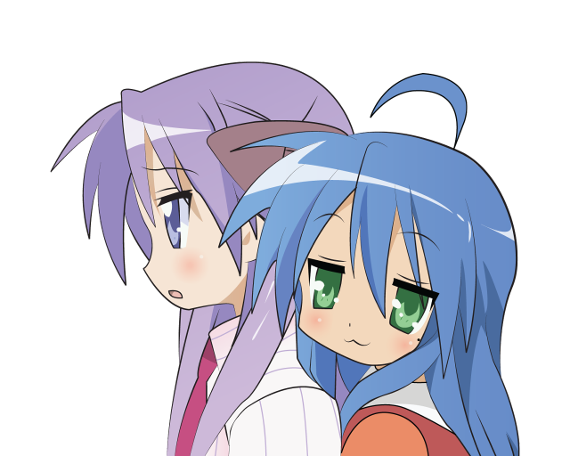 Bluehair greeneyes animegirls rayonism officialart free wallpaper for desktop - medium preview image