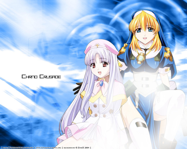 Anime girls blue background cloud free wallpaper for desktop - medium preview image