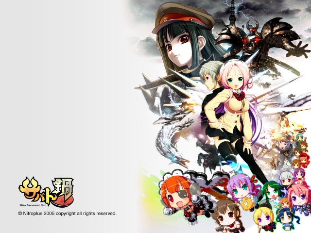 Anime group white background black free wallpaper for desktop - medium preview image