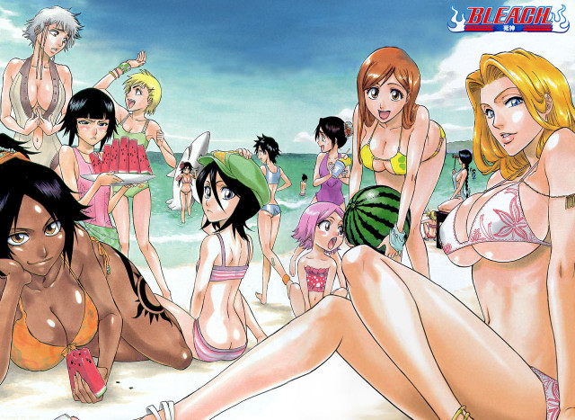 Beach girls bikinis male arts free wallpaper for desktop - medium preview image