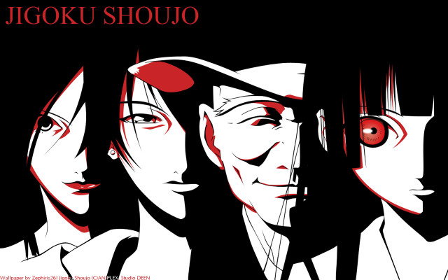 Red eyed group shock art free wallpaper for desktop - medium preview image