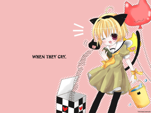 Alice blonde cat ears argyle free wallpaper for desktop - medium preview image