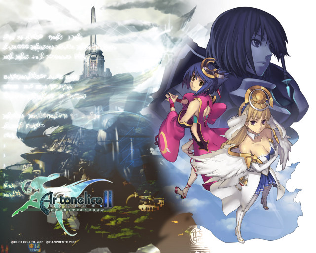 Anime couple cityscape fantasy concept free wallpaper for desktop - medium preview image