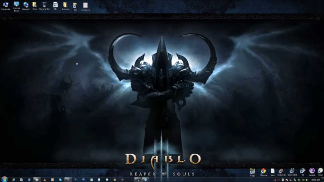 Computer screen dark demon face free wallpaper for desktop - medium preview image