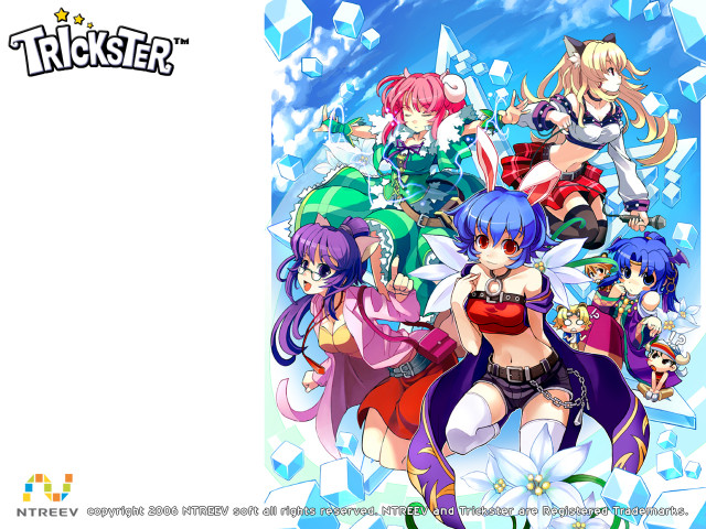 Anime girls animal ears blonde free wallpaper for desktop - medium preview image