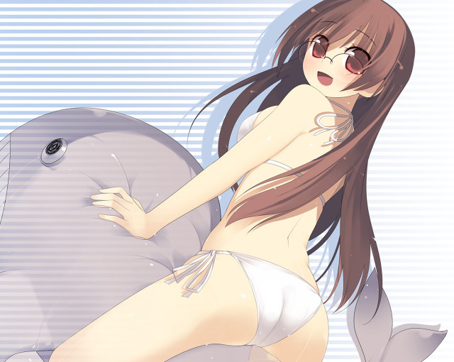 Woman whale bikini rayonism graphics free wallpaper for desktop - medium preview image