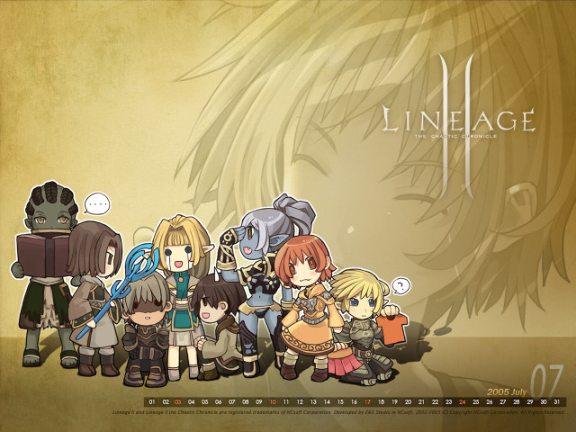 Cartoon group fantasy art chibi free wallpaper for desktop - medium preview image