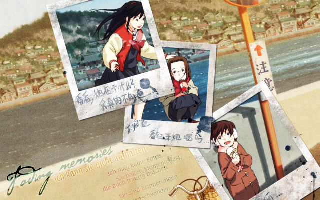 Beach couple pole sign artist free wallpaper for desktop - medium preview image