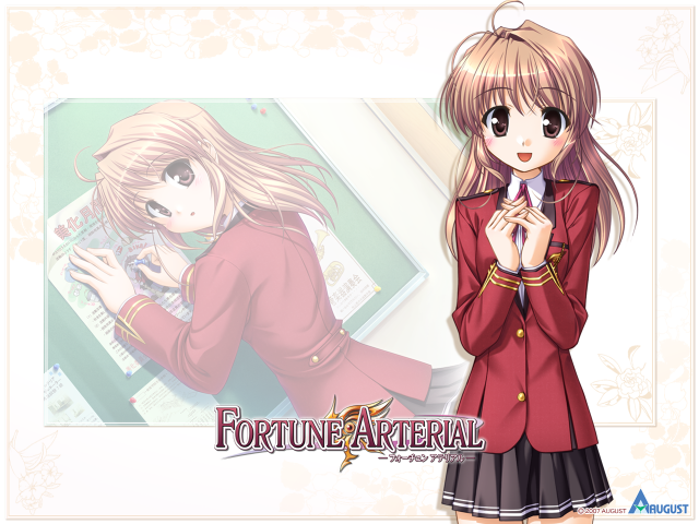 Anime longhair redcoat woman portrait free wallpaper for desktop - medium preview image