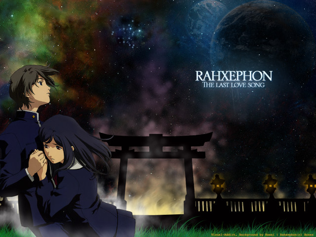 Anime couple space planet ralexepon free wallpaper for desktop - medium preview image