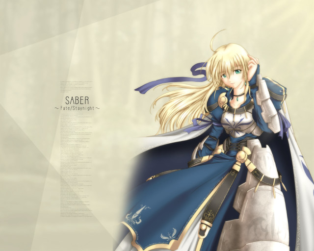 Claire falkenstein artoria pendragon saber free wallpaper for desktop - medium preview image