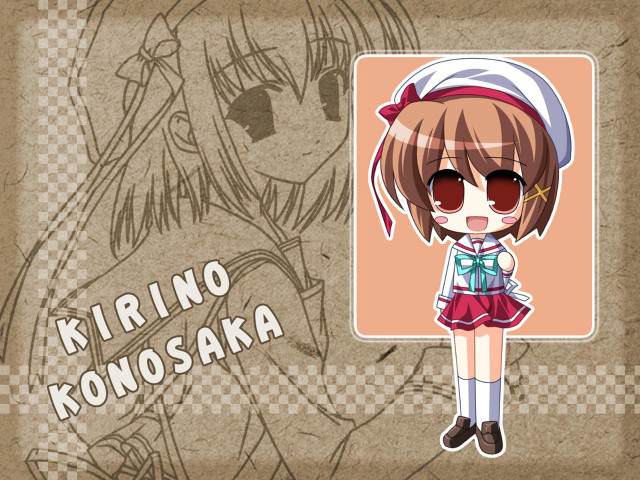 Girl hat glasses kirino portrait free wallpaper for desktop - medium preview image