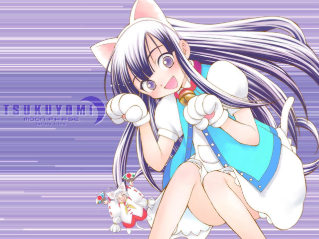Girl cat ears long hair free wallpaper for desktop - medium preview image