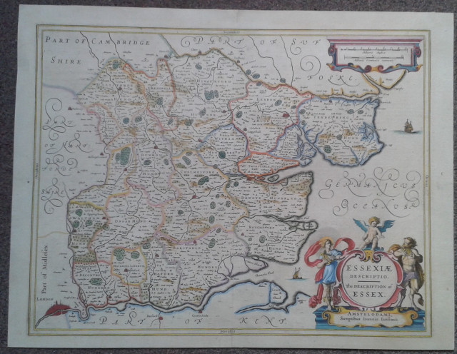 Essex county map towns roads free wallpaper for desktop - medium preview image