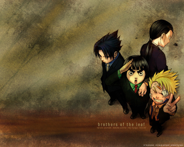 Brothers heat anime characters formal free wallpaper for desktop - medium preview image