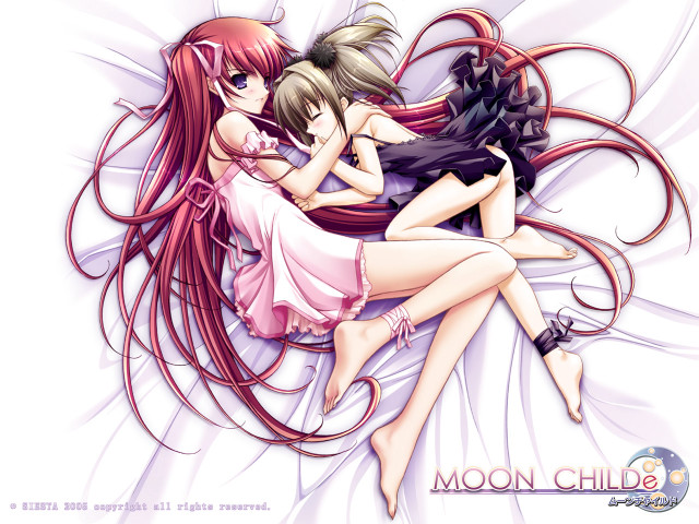 Moon child gothic anime girls free wallpaper for desktop - medium preview image