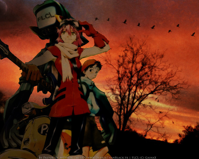 Autumn sunset portrait children tree free wallpaper for desktop - medium preview image