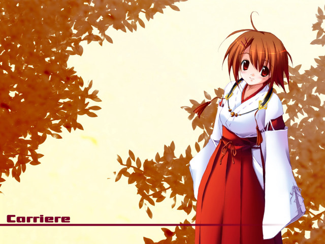 Woman red white dress knife free wallpaper for desktop - medium preview image