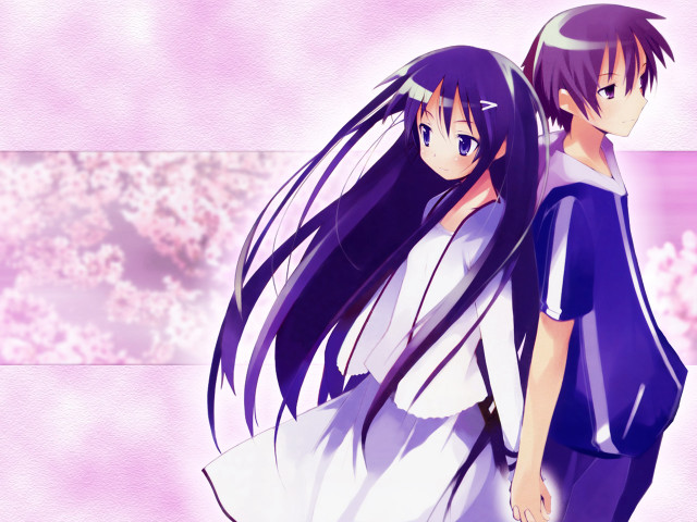 Ai mitsu anime flowers blush free wallpaper for desktop - medium preview image