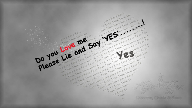 Black and white love message free wallpaper for desktop - medium preview image