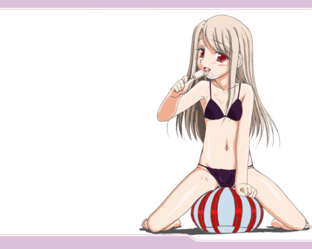 Girl bikini ball anime illyasviel free wallpaper for desktop - medium preview image