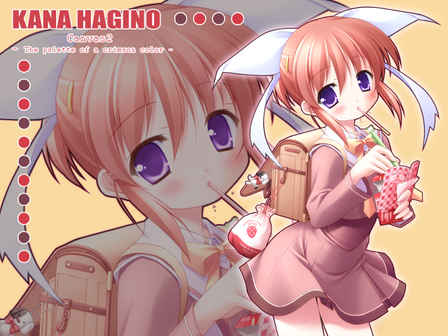 Alice girl umbrella backpack pocky free wallpaper for desktop - medium preview image