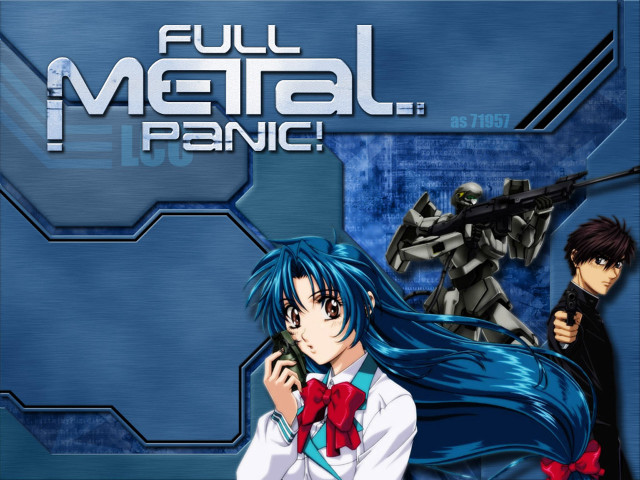 Anime bluehair gun mecha bow free wallpaper for desktop - medium preview image