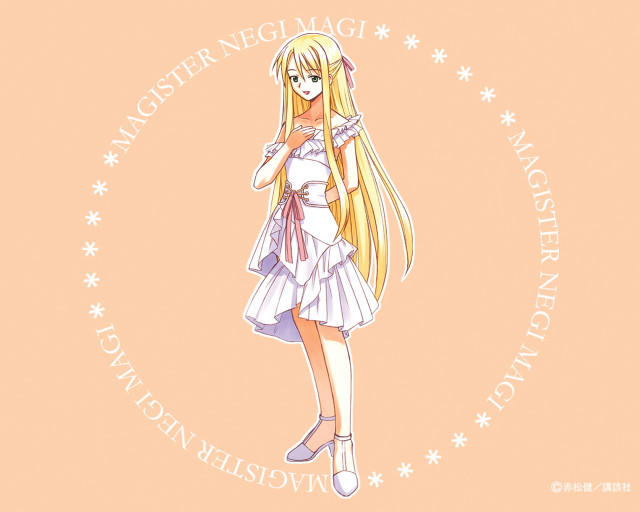 Blonde girl star circle portrait free wallpaper for desktop - medium preview image