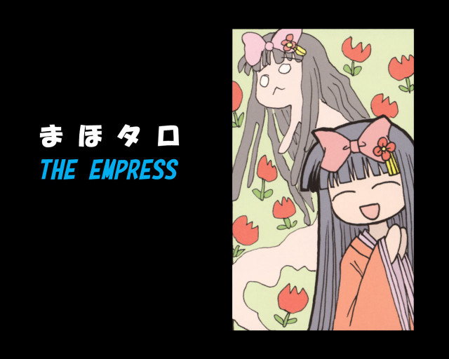 Girl long hair bow manga free wallpaper for desktop - medium preview image