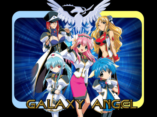 Galaxy angel anime girls bird free wallpaper for desktop - medium preview image