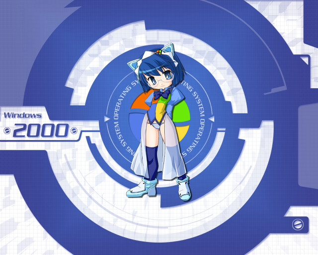 Blue dress cat ears green free wallpaper for desktop - medium preview image