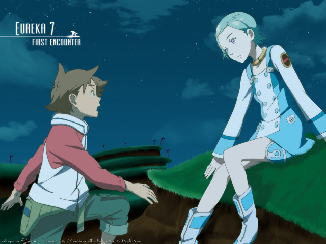 Moon astronaut aurora sitting starry free wallpaper for desktop - medium preview image