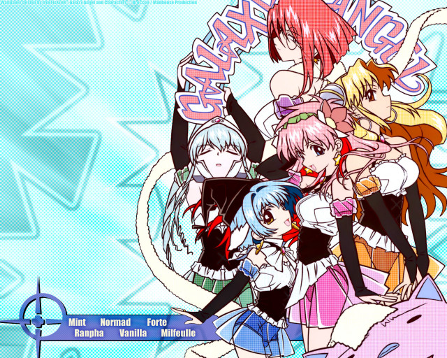 Anime girls star background cat free wallpaper for desktop - medium preview image