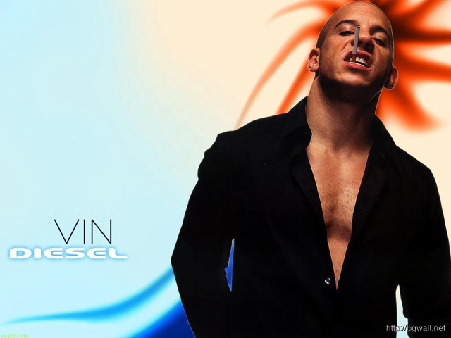 Man black shirt blue orange free wallpaper for desktop - medium preview image