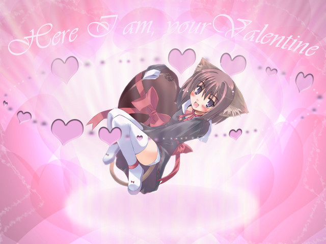 Girl pony hearts anime kawaii free wallpaper for desktop - medium preview image